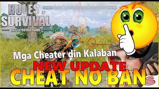 ROS CHEAT NEW UPDATE NO BAN I Cheater VS Cheater I RULES OF SURVIVAL [upl. by Sells]