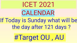 ap icet 2021 ts icet 2021 calendars topic  also useful for APPSC  TSPSC amp SSC MTS  CHSL exams [upl. by Ahsilem894]