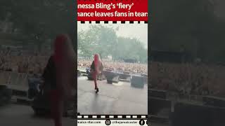 Fans crying at Vanessa Bling performance audioupdates dancehall music vanessabling shrots [upl. by Ahsemac]