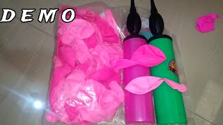 How to Use Balloon Pump  Handheld Double Action Fast Balloon Pump DEMO [upl. by Ellen]