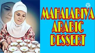 HOW TO COOK MAHALABIYA ARABIC DESSERTMILK PUDDINGreemarvincookinglifestyle2327 [upl. by Akinohs]