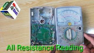 ProsKit MT2017 MT2018  ProsKit Meter Circuit diagram and all resistance value [upl. by Quartana]