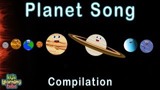 The Planet Song  Space Explained by KidsLearningTube [upl. by Aleac]