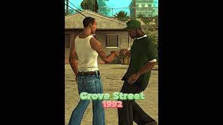 Grove Street 1992 💚 gta5 gtasanandreas grandtheftauto edit [upl. by Zeuqram]