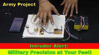 Innovative Army Intruder Detection System  RF TransmitterReceiver Explained  Army Project [upl. by Hameean677]