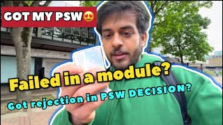 Can i apply for PSW if i fail in a subjectHow to apply PSW VISA IN UK PSW rejection main reason [upl. by Amorette]