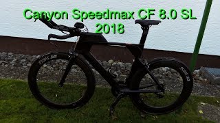 Mein Triathlon Bike das Canyon Speedmax CF 80 SL 2018 [upl. by Belldas]