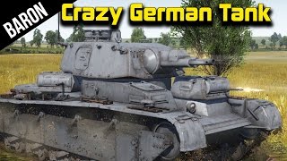 War Thunder  The Crazy German Tank Neubaufahrzeug [upl. by Sisak357]