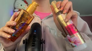 Doing your hair roleplay ASMR  hairstyle roleplay [upl. by Amrac]