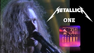 Metallica  ONE 1989  The 31st Annual Grammy Awards  Complete Scene  Best Quality [upl. by Araiet]