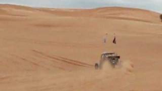 Dream Machines of Texas owner larry Davis does a wheelie in his Sand Car [upl. by Charita]