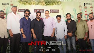 NTRNEEL Pooja Ceremony  NTR  Prashanth Neel  Kalyan Ram  NTR Arts  Mythri Movie Makers [upl. by Timmy142]