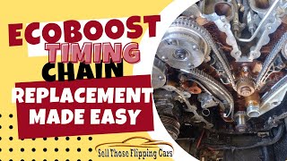 35l ECOBOOST Timing Chain Replacement MADE EASY [upl. by Inttirb733]