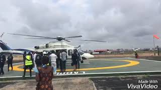 VIDEO Osibanjo tours Egina FPSO at LADOL free zone [upl. by Ablasor716]