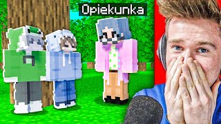 OPIEKUNKA TROLL na WIDZACH XDDD  Minecraft Extreme [upl. by Soracco]