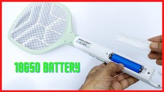 MOSQUITO KILLER RACKET BATTERY REPLACEMENT  CHANGE Pb BATTERY INTO lIIon 18650 [upl. by Hsoj62]