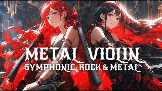 METAL  VIOLIN SOLO MUSIC 2hrs Bass Boosted 🎻🔥 Epic Vibes for Work Gaming amp Workouts 💪🎮 [upl. by Eesac263]