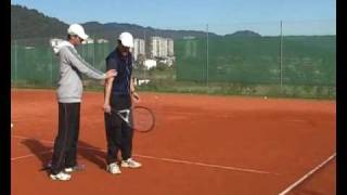 Advanced Tennis Backhand Technique  Step 1 Assessment [upl. by Arahsat]