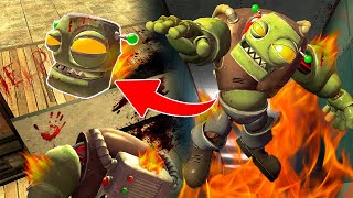 ZOMBOT TORTURE  PvZ Garden Warfare in Garrys Mod [upl. by Eelyahs]