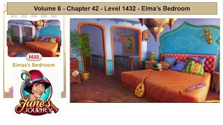 Junes Journey  Volume 6  Chapter 42  Level 1432  Elmas Bedroom Complete Gameplay in order [upl. by Pernas]