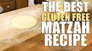 The Worlds Best Gluten Free Flatbread Matzah Recipe [upl. by Onitsirc369]