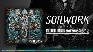 Melodic Death Metal Drum Track  Soilwork Style  150 bpm [upl. by Nohsar]