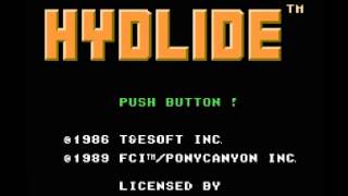 Hydlide NES Music  Title Theme amp Overworld [upl. by Randy]