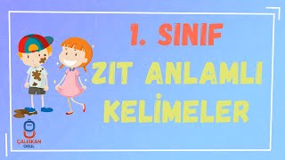 1 Sınıf  Zıt Anlamlı Kelimeler [upl. by Coad]