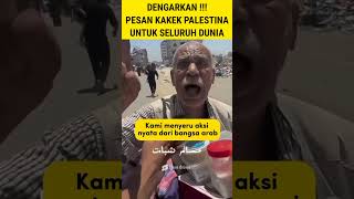 KITA SEHARUSNYA MALU DENGAR INI 😔 palestine palestina israel breakingnews [upl. by Sutsuj]