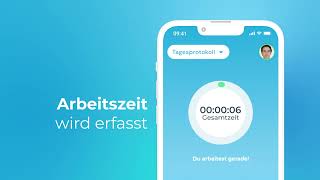 So einfach ist die digitale Zeiterfassung mit der clockin App [upl. by Nuy]