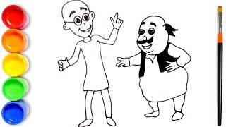 How to draw Motu Patlu Motu Patlu Drawing [upl. by Sardella]