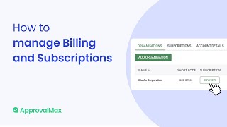 How to manage Billing and Subscriptions [upl. by Small649]