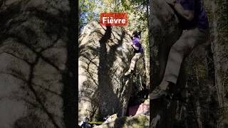 Fièvre V5 climbed by Richer Larivière valdavidbouldering bouldering [upl. by Nauqyt]