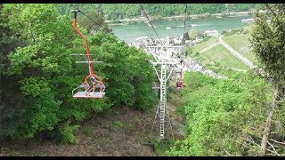 Die Niederwaldseilbahn Assmannshausen 2CLF  Weigmann am 24042018 [upl. by Frederigo484]