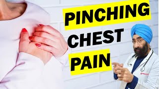 Pinching Pain in Chest  Is it a Heart Attack  DrEducation [upl. by Ennazzus3]