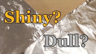 Aluminum Foil Do you cook with the shiny side in or out [upl. by Ativahs]