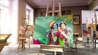 Parvathy  Radhakrishn Art Gallery  ⭐️Official Video [upl. by Idolla632]