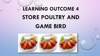 COOKERY 10 QUARTER 3 POULTRY DISHES LO4 Store poultry and game bird [upl. by Nuyh]