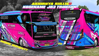 AKHIRNYA RILLIS‼️ KODENAME ACC V1 JB3 TRONTON SCANIA MODUL MATRIX ⁉️😱  BUSSID V42 [upl. by Htebazie880]