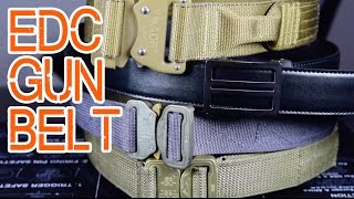 EDC Gun Belt  Belt options for concealed carry [upl. by Hope376]