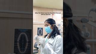 My Real Life ‘Sooiyan Sooiyan’ Moment ♥️💉☺️ dentist shortsviral doctor ytshortsindia [upl. by Ankney]