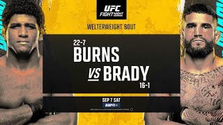 UFC VEGAS 97 LIVE BURNS VS BRADY LIVESTREAM amp FULL FIGHT NIGHT COMPANION [upl. by Dorsman311]