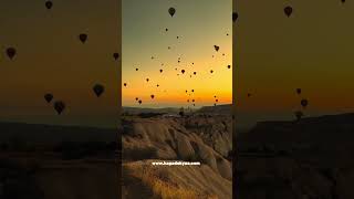 Cappadocia Balloon Flight balloons cappadocia kapadokya travel sunset hotairballoon balon [upl. by Alicea]