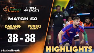 Naveen Express DabangDelhi draw against PuneriPaltan  ProKabaddionStar [upl. by Denoting]