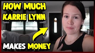 How Much Karrie Lynn Makes Money On YouTube 2023 [upl. by Etnoid]