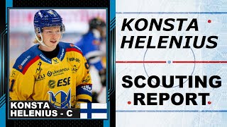 KONSTA HELENIUS Highlights  2024 NHL Draft [upl. by Kwok]