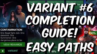 Variant 6 Contamination Completion Guide  Easiest Paths amp Tips  Marvel Contest of Champions [upl. by Kopans]