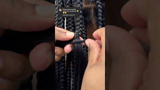 How To Add Hair To BraidsThe Easiest and Fastest Way shorts howto braids hair fyp tutorial [upl. by Nhaj721]