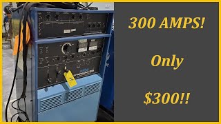 Auction Find 300 Miller Syncrowave 300 TIG Welder with Coolmate 20 Chiller Setup and test run [upl. by Yejus]