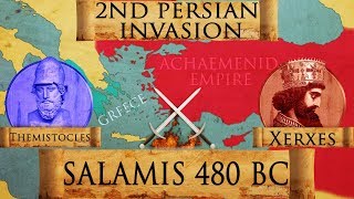 Battle of Salamis 480 BC Persian Invasion of Greece DOCUMENTARY [upl. by Ainnek]